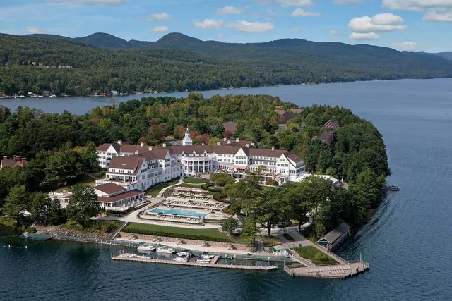 One of the Northeast’s Best Family Resorts Is Tucked in the Adirondacks—With Private Island Lake Views, Mini Golf & A Historic Cruise Boat