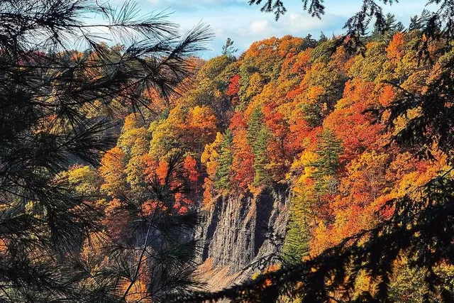 One of New York’s Most Underrated State Parks Hides a 3-Mile Gorge Trail, Scenic Overlooks & Towering Cliffs