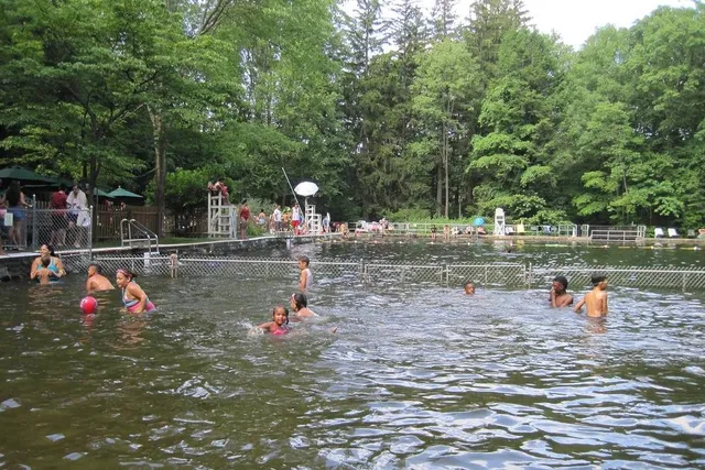 This Olympic‐Size Swimming Hole Carved in 1935 Just Reopened For The Summer—Only 1 Hour From NYC
