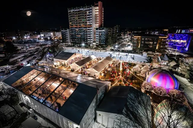 This Magical Upstate New York ‘Christmas Village’ Has Free Ice Skating, Cozy Igloos, Bars, And One Of The Best Holiday Markets In The U.S.