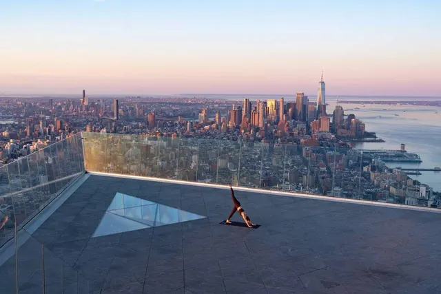 Weekly Yoga Atop The Highest Observation Deck In The Western Hemisphere Returns This June