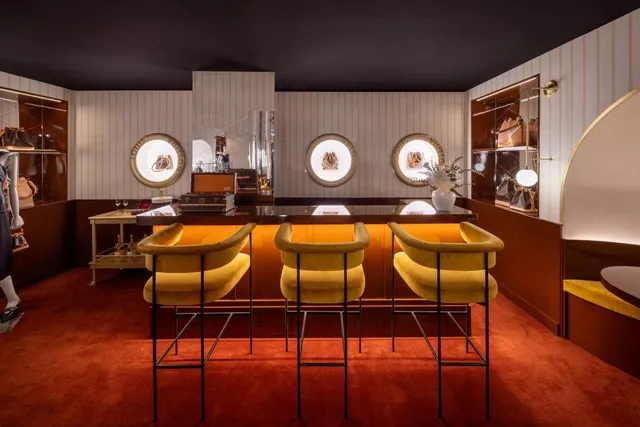Louis Vuitton Just Opened A Free ‘Hotel’ Pop-Up In SoHo For A Limited Time Only — With A Champagne Room, Immersive Walk-Through Experiences, And A Spa For Your Bags