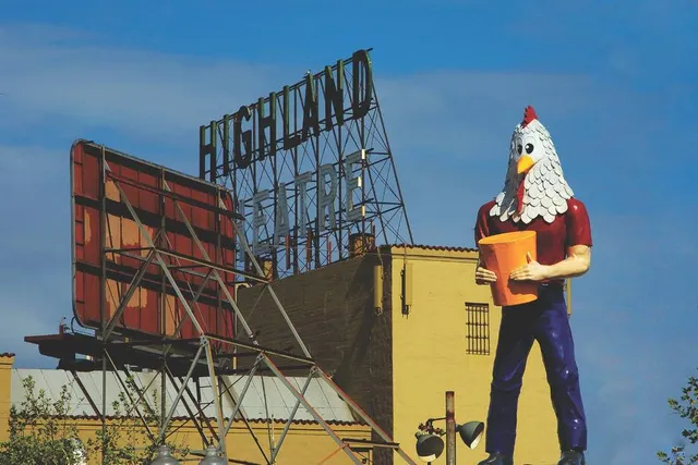 Los Angeles’ ‘Eiffel Tower’ Is A 22-Foot Chicken-Man Sculpture — And It Even Has Its Own Movie