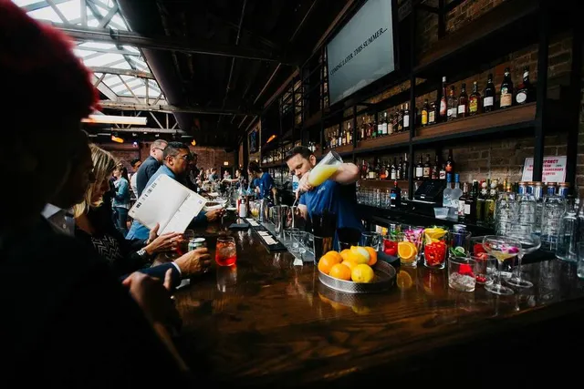 This Playful Fulton Market Spot Is Hosting The Ultimate Bears Playoff Watch Party—With Shot Skis, 16 Screens, And A Surprising ‘Malort’ Cocktail