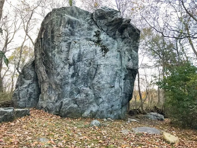 New York’s 600-Million-Year-Old Boulder Is Hiding In The Woods Of A Tiny Hudson Valley Village — And Most People Walk Right Past It
