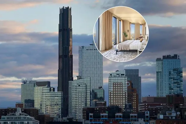 Inside The Tallest Home In Brooklyn: This $17 Million Penthouse Has A 75-Foot Pool And Views From 1,000 Feet Up — And It Just Hit The Market