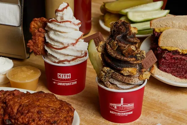 Katz’s Delicatessen & Kith Treats Launch Pastrami & Latke Ice Cream Flavors, Available For A Limited Time