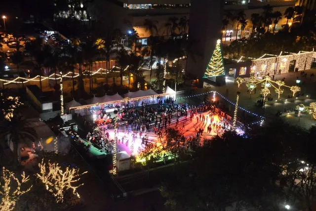 L.A.’s Biggest Outdoor Ice Rink Is Officially Back At DTLA — With $22 Tickets, Live DJs And Classical Music