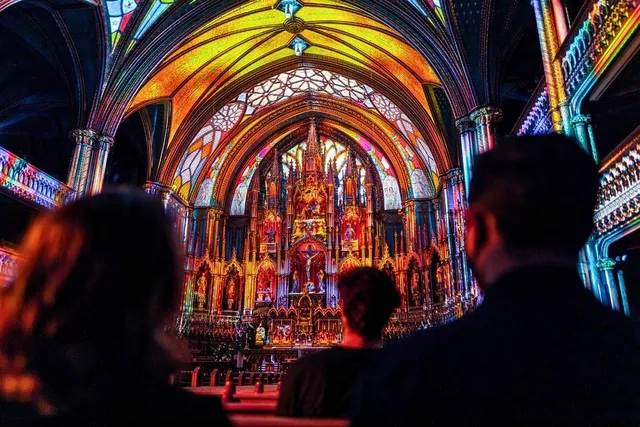 Grace Cathedral Will Be Bathed In A Vibrant Light Show At The Award-Winning AURA Experience