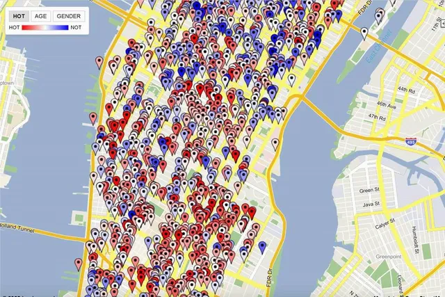 This Interactive Map Ranks NYC Restaurants On How Attractive Their Diners Are