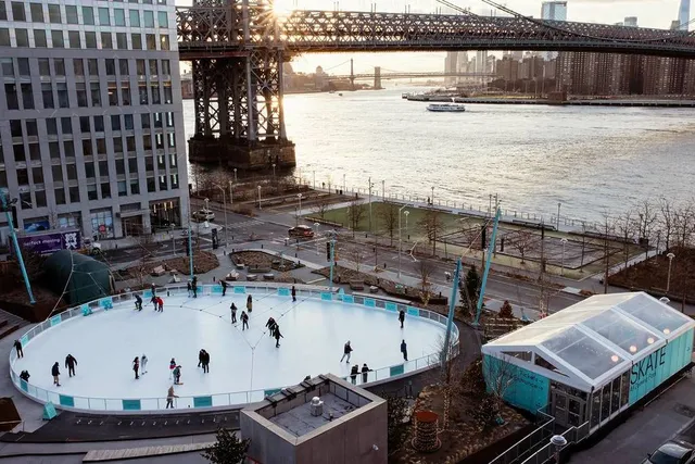 Williamsburg’s Waterfront Ice Rink Is Returning This November For Its Second Year
