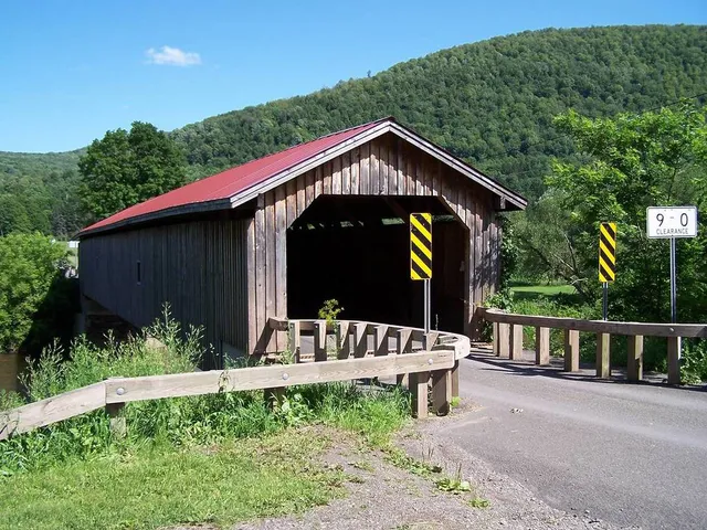 The Oldest Covered Bridge in New York Is Still Standing — And It’s in a Tiny Town You’ve Never Heard Of