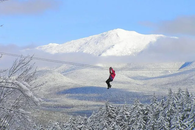 One of the Longest And Highest Elevation Winter Zipline Tours in The Country Is A Short Trip From NYC — With A 3-Hour Glide, Panoramic Snowy Mountain Views And 1,000‐Foot Descents