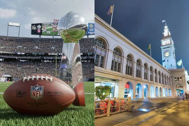 Super Bowl LX Is Decking Out These SF Spots With Projection Light Shows, Photo Ops, And Letterpress Artwork