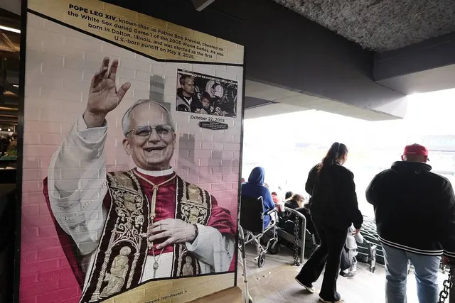 Pope Leo XIV Is a White Sox Fan—And Now He’s Got a Mural at Rate Field to Prove It