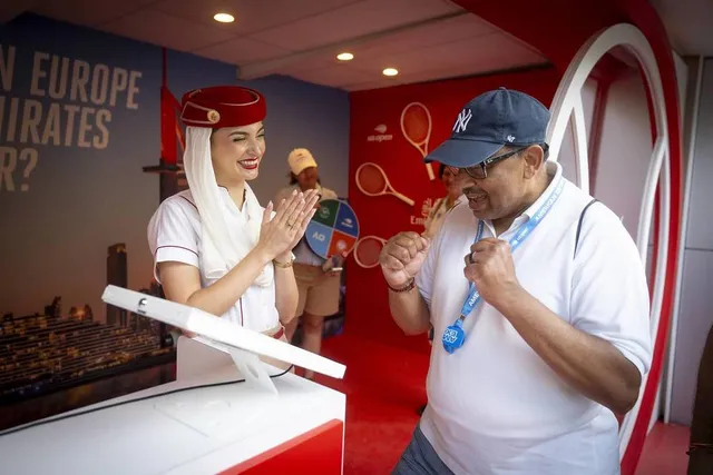 You Could Win a Free Trip to Dubai Just by Stopping at This Booth at the US Open