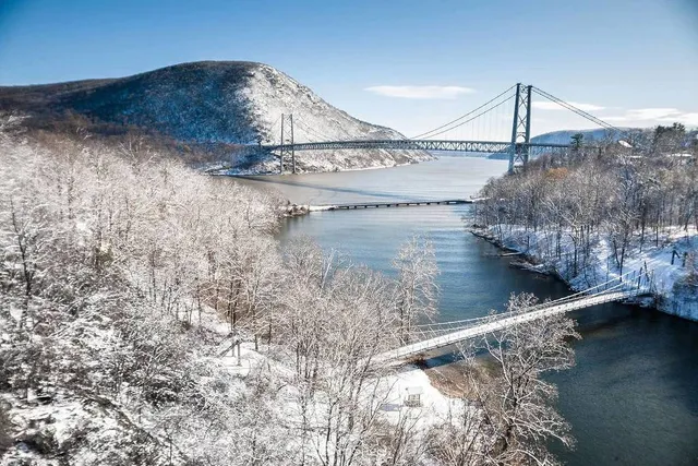 A Snowy New York River Town Is One of The Coziest Small Towns in the U.S. for a Winter Weekend Getaway