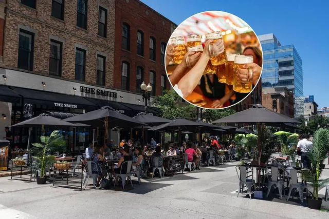 Only Today—Chicago’s Hubbard Street Turns Into a Massive Oktoberfest Party