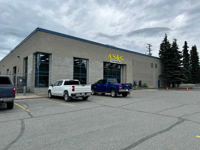 Anchorage Sand & Gravel Sales Counter & Warehouse