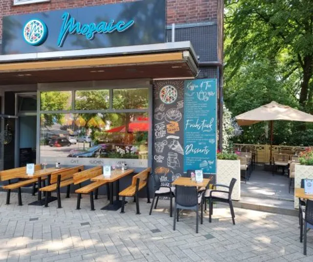 Café Mosaic - Frühstück bis 18 Uhr, Brunch, Kaffee, Kuchen, Waffel & Eis