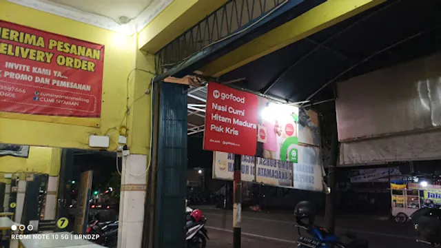 Nasi Cumi Hitam Madura Pak Kris