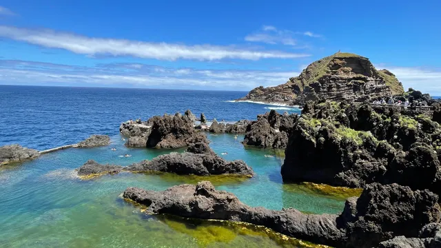 Natural public swimming pool