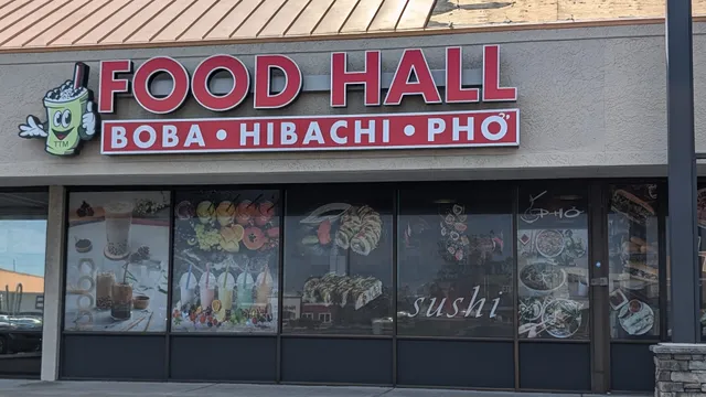 Food Hall Vietnamese Pho Japanese Hibachi Boba