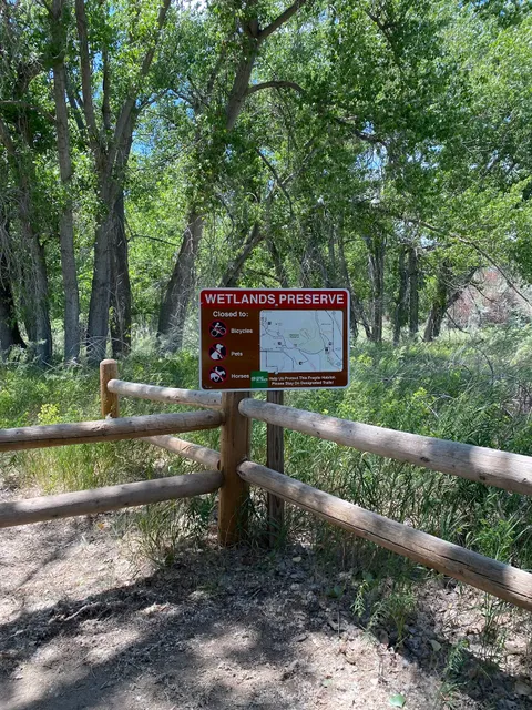 Wetlands preserve trail map