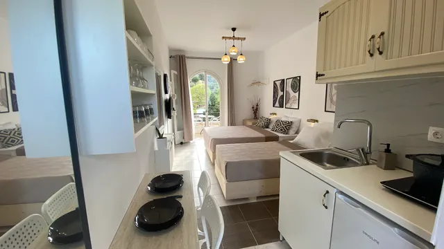 Likeyourhome Corfu – Mountain View Studios: Ameli, Olive & Navy | Near Golf & Beach