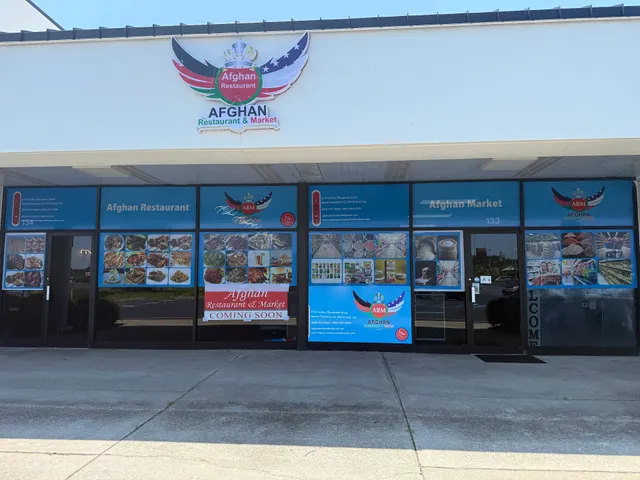 Afghan restaurant and market