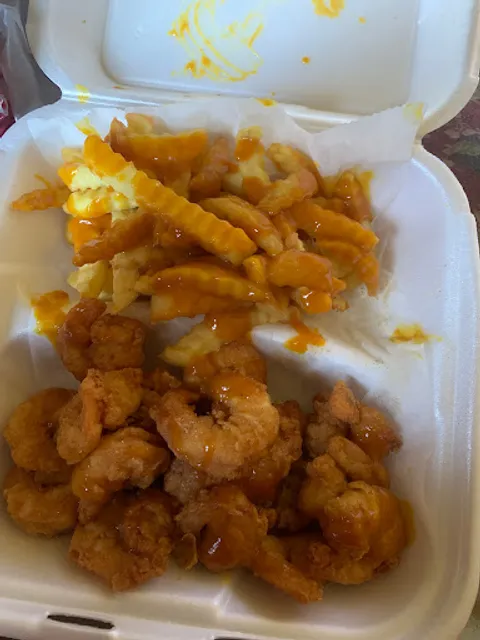 Tasty seafood chicken and subs