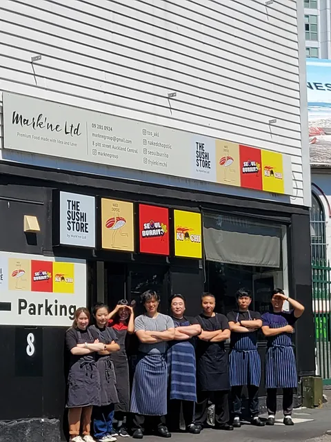 'The Sushi Store', 'Naked Chopstic', 'Seoul Burrito', 'Fryin Kimchi', 'Mark'ne Kitchen'