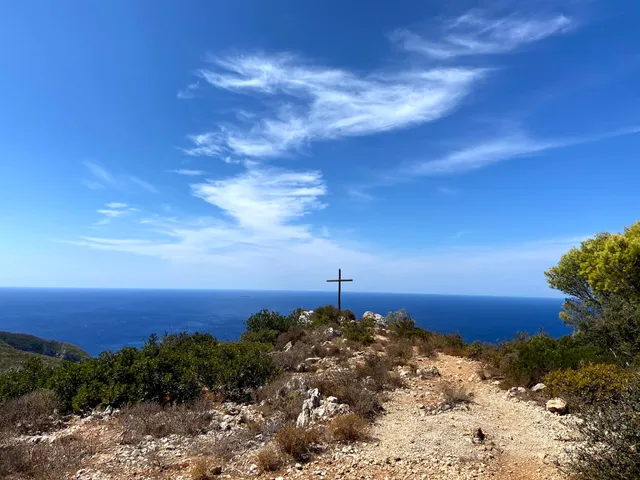 Lookout at the Cross behind monastery
