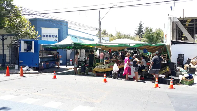 Feria fruta y verduras