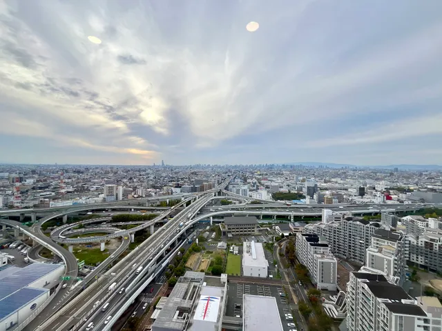 Higashiosaka City Hall 22nd Floor Observation Lobby