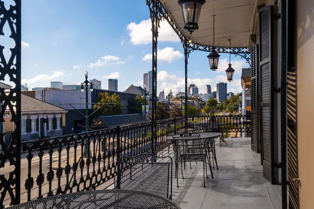 New Orleans Courtyard by the French Quarter