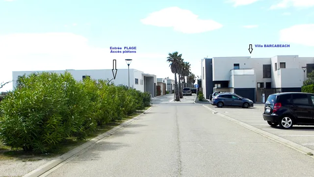 Villa Barcabeach - villa de standing tout confort calme face mer wi-fi parking luxury rentals PORT BARCARES