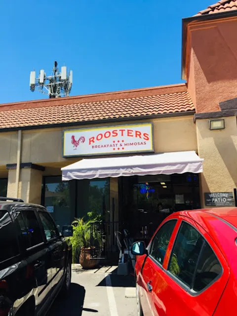 Roosters breakfast and mimosas