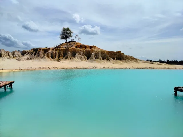 Bintan Blue lake and desert