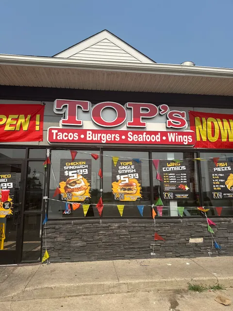 Top's Tacos Burgers Seafood Wings