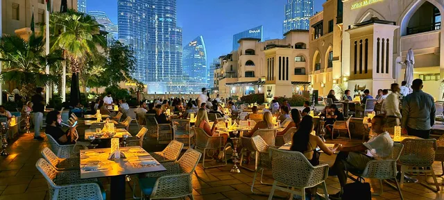 Arabeska Restaurant - Souk al Bahar, Dubai Mall - Burj Khalifa View