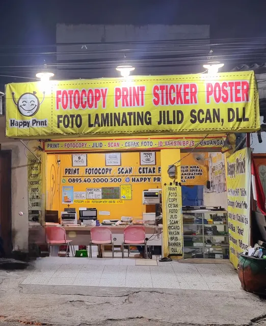 Happy Print & Fotocopy ( Print - Fotocopy - Sticker - Poster A3 )