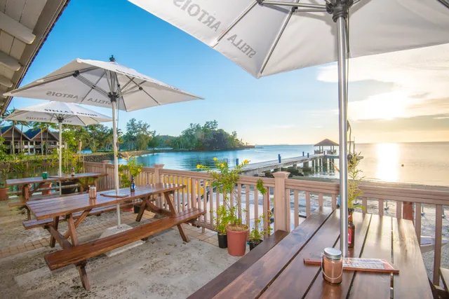Sunset Beer Garden at Palau Pacific Resort