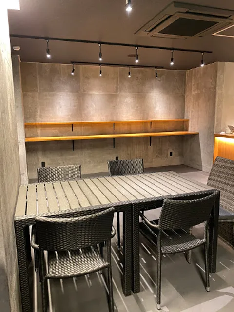 Blue Entrance Kitchen