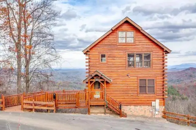 mountain top view lodge