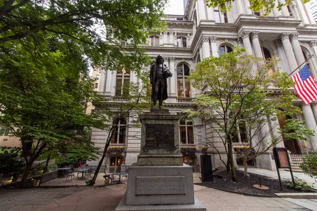Boston Latin School and Benjamin Franklin Statue