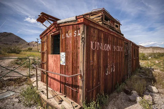 Rhyolite Train Depot