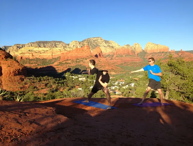 Vortex Yoga Hiking In Sedona
