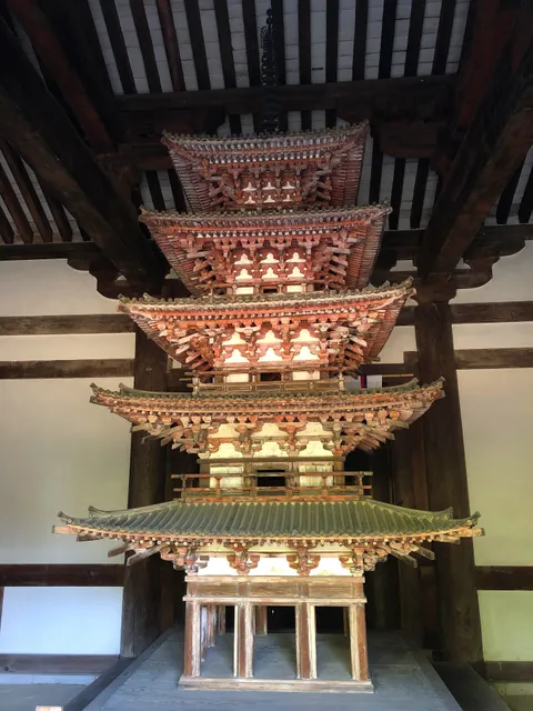 Kairyuo-ji Nishikondo (Western Golden Hall, Small Five Story Pagoda)