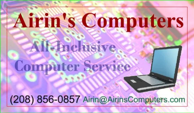 Tech208 / Airin's Computers